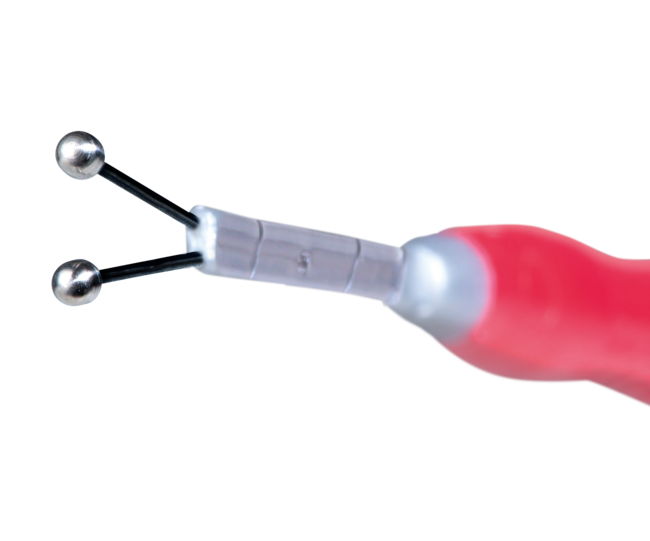 Gabelsonde 45 mm gerade, Kugelspitze Gabelsonde 45 mm gerade, Kugelspitze